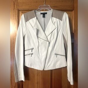INC Faux Leather jacket